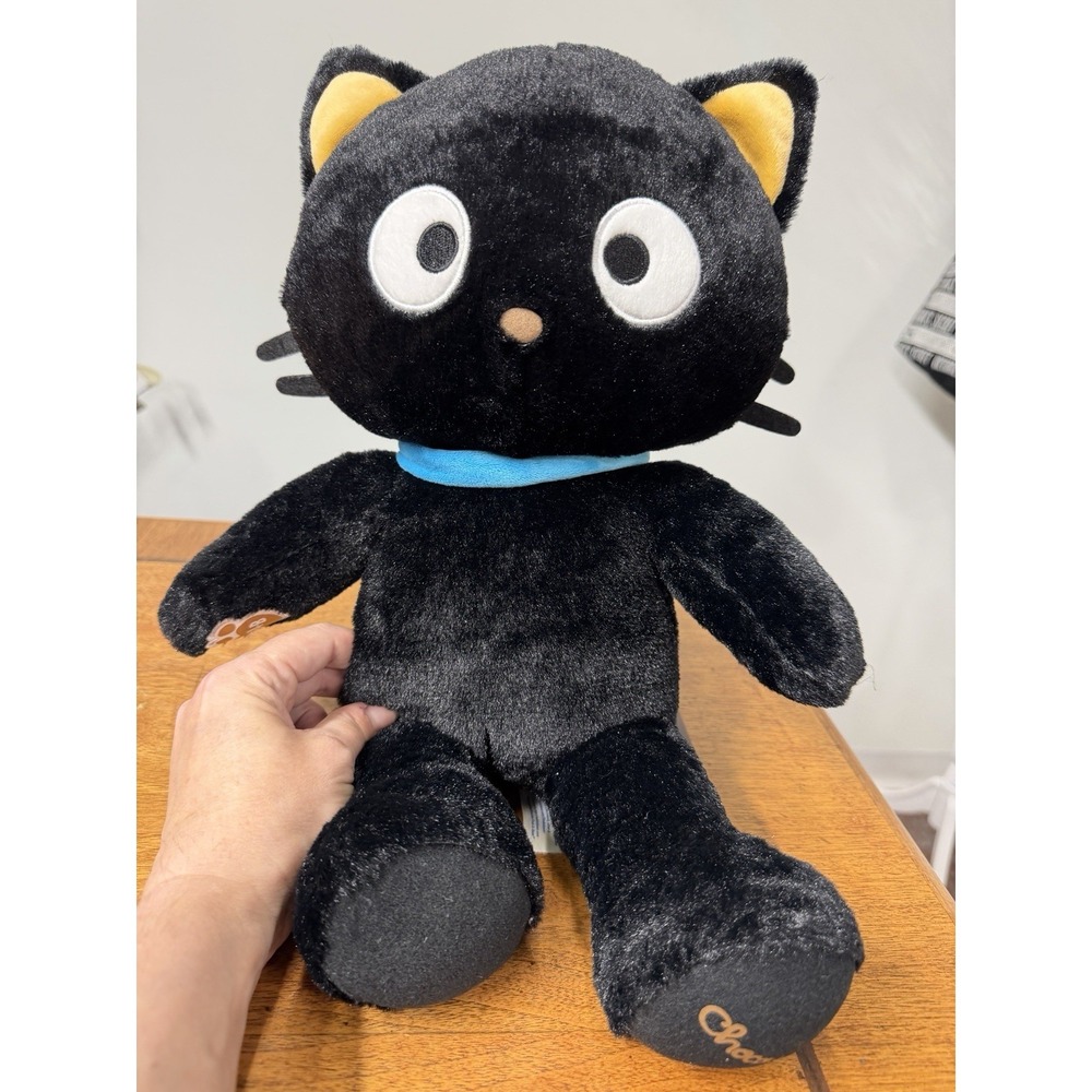 Build a Bear Sanrio Chococat Hello Kitty Plush 18" Black Cat 2010 Rare Stuffed